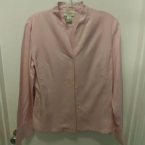 Pink Talbots Blouse